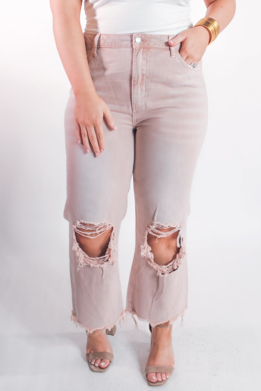 Jillian Cropped Flare Jeans