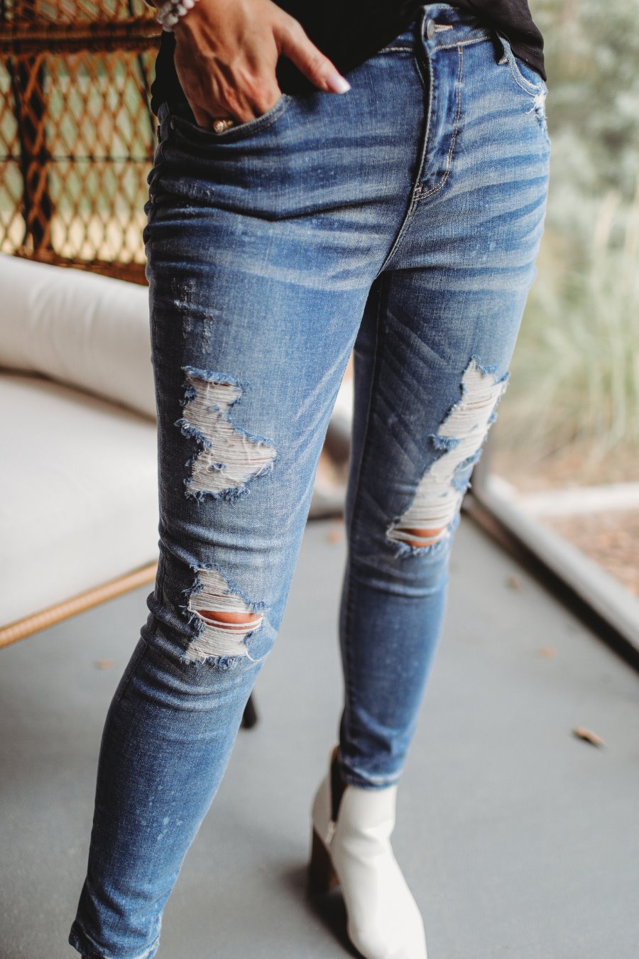 Joey Bleached Skinny Jeans – Jess Lea