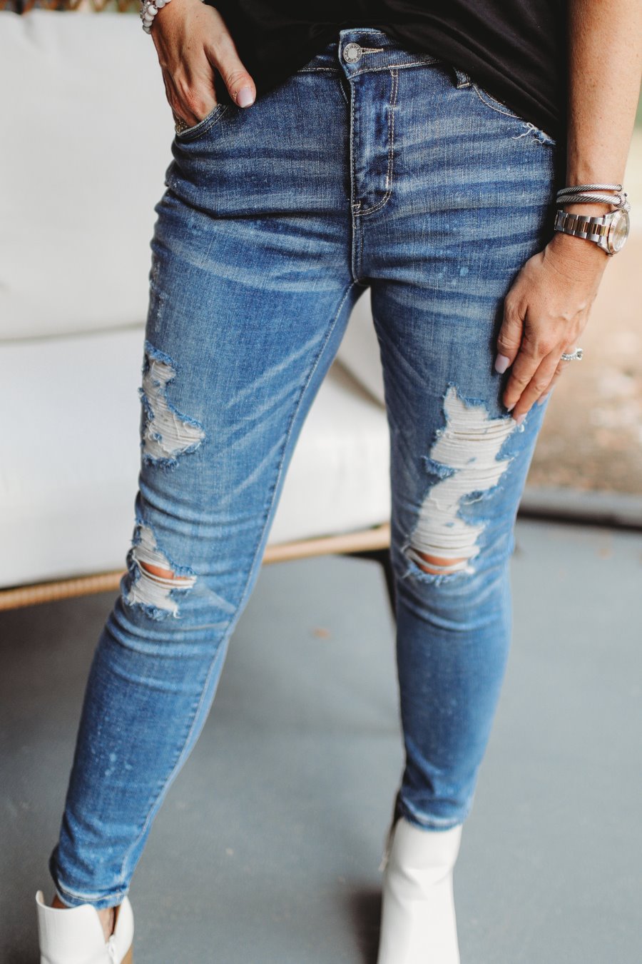 Joey Bleached Skinny Jeans – Jess Lea