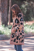 Kane Long Leopard Cardigan