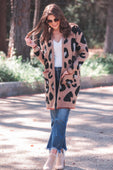 Kane Long Leopard Cardigan