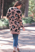 Kane Long Leopard Cardigan