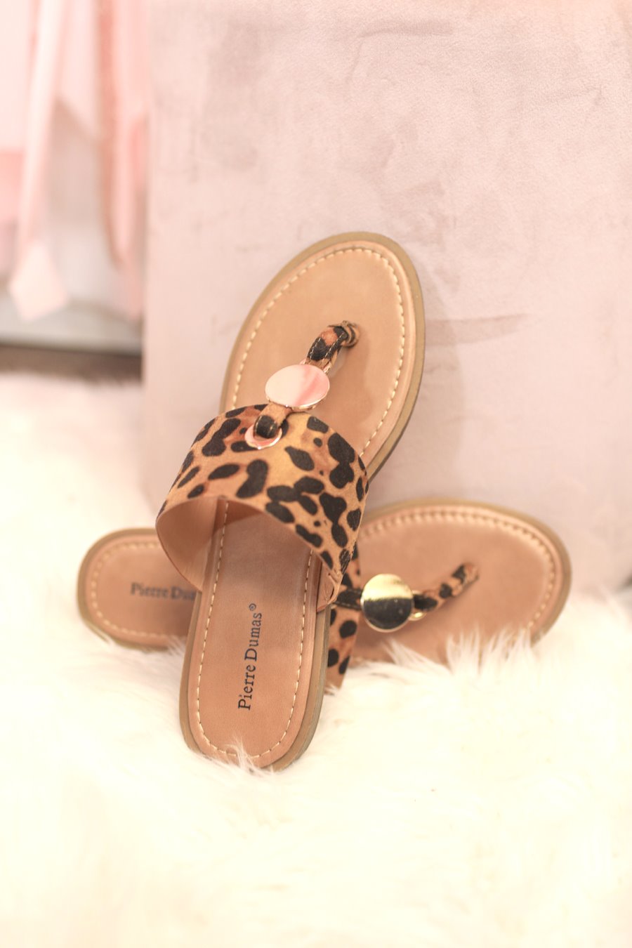 Lane Leopard Sandals - Jess Lea Boutique
