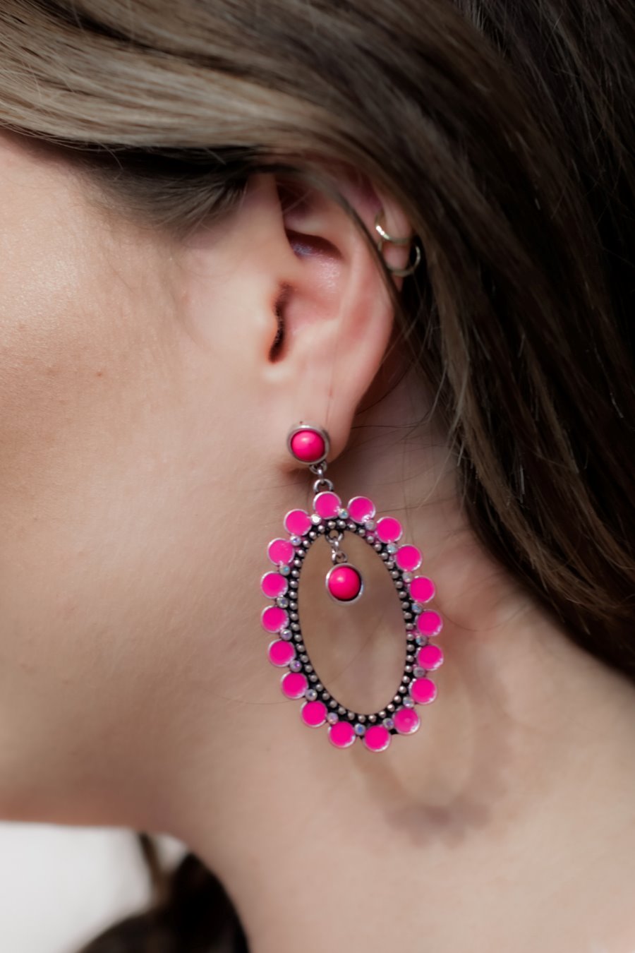Layla Pink Drop Earrings - Jess Lea Boutique