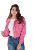 Lennon Leopard Denim Jacket