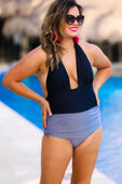 Make A Splash Halter Swimsuit - Jess Lea Boutique