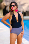Make A Splash Halter Swimsuit - Jess Lea Boutique