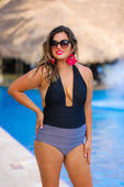 Make A Splash Halter Swimsuit - Jess Lea Boutique