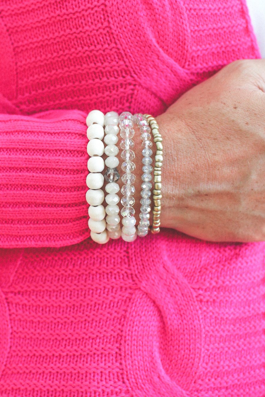 Making Memories Beaded Stacked Bracelets - Jess Lea Boutique