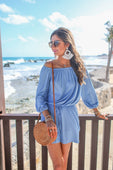 Malibu Off The Shoulder Romper - Jess Lea Boutique