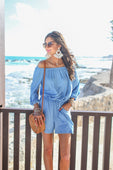 Malibu Off The Shoulder Romper - Jess Lea Boutique
