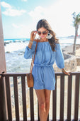 Malibu Off The Shoulder Romper - Jess Lea Boutique