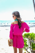 Malibu Off The Shoulder Romper - Jess Lea Boutique