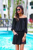 Malibu Off The Shoulder Romper - Jess Lea Boutique