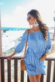 Malibu Off The Shoulder Romper - Jess Lea Boutique