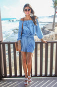 Malibu Off The Shoulder Romper - Jess Lea Boutique