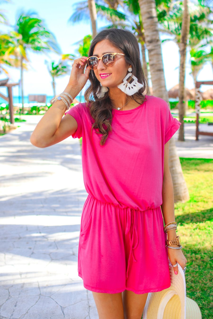 Miami Short Sleeve Romper - Jess Lea Boutique