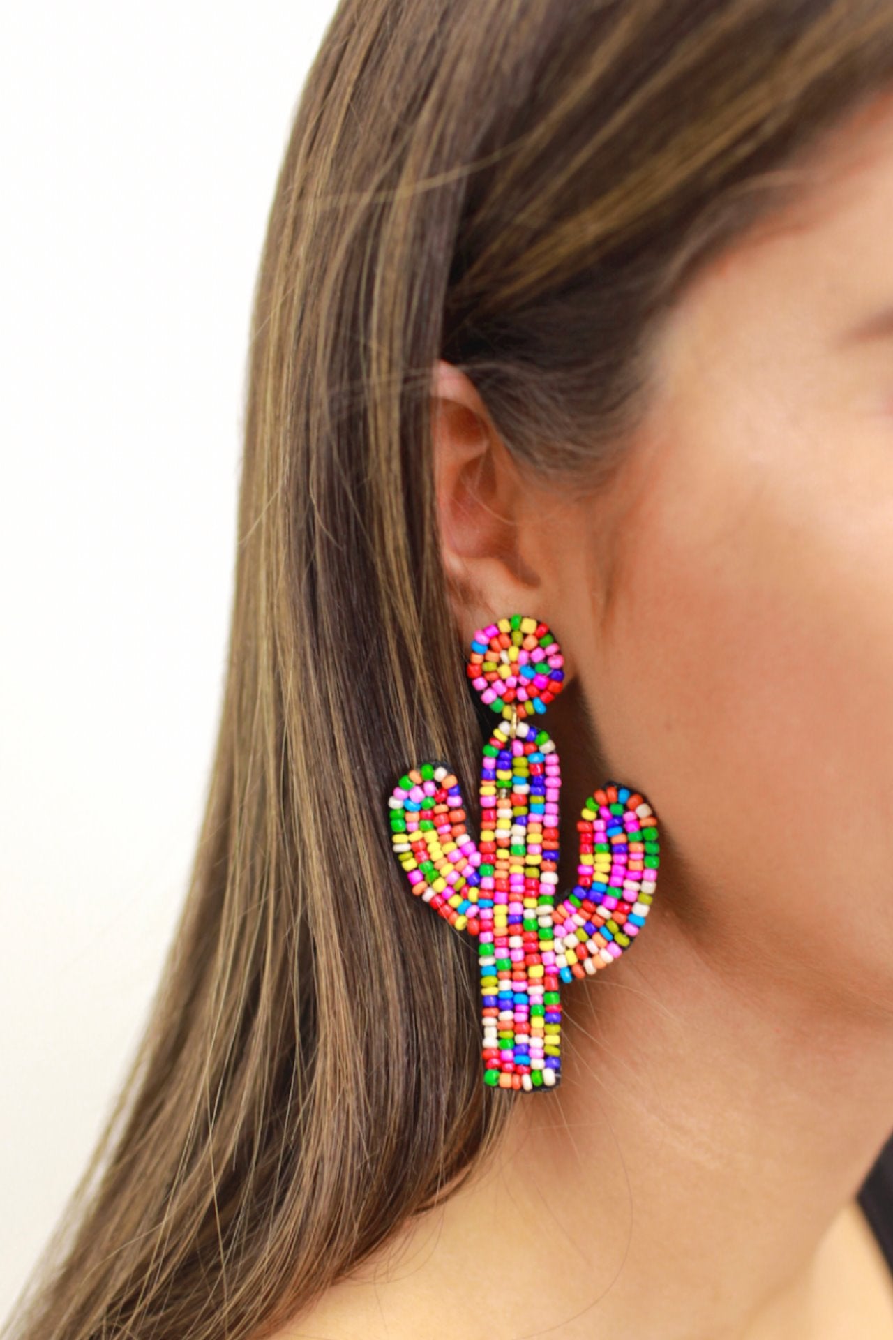 Mojave Desert Beaded Earrings - Jess Lea Boutique