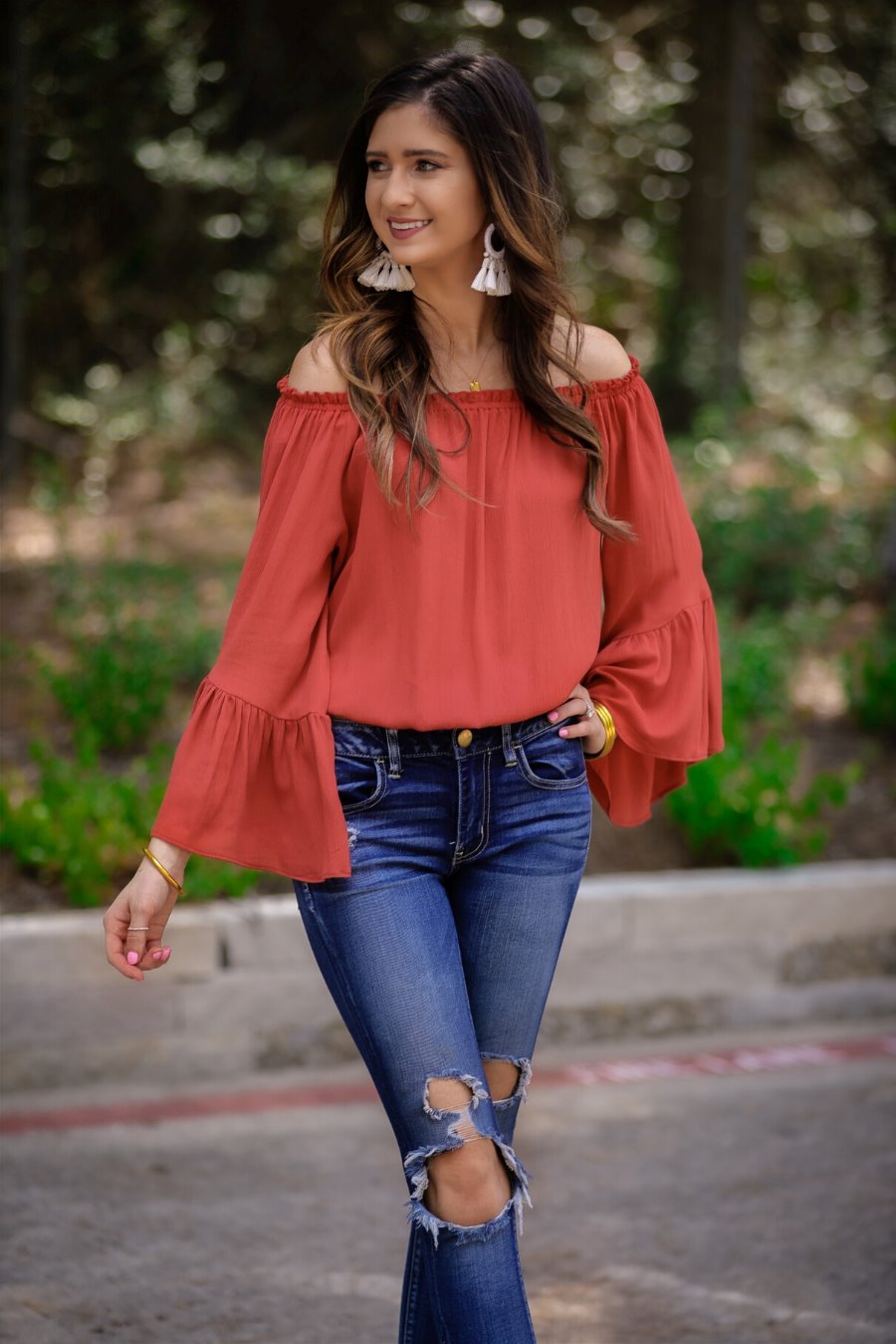 Morgan Off The Shoulder Top by Jess Lea Boutique