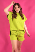 Most Wanted Textured Short Set