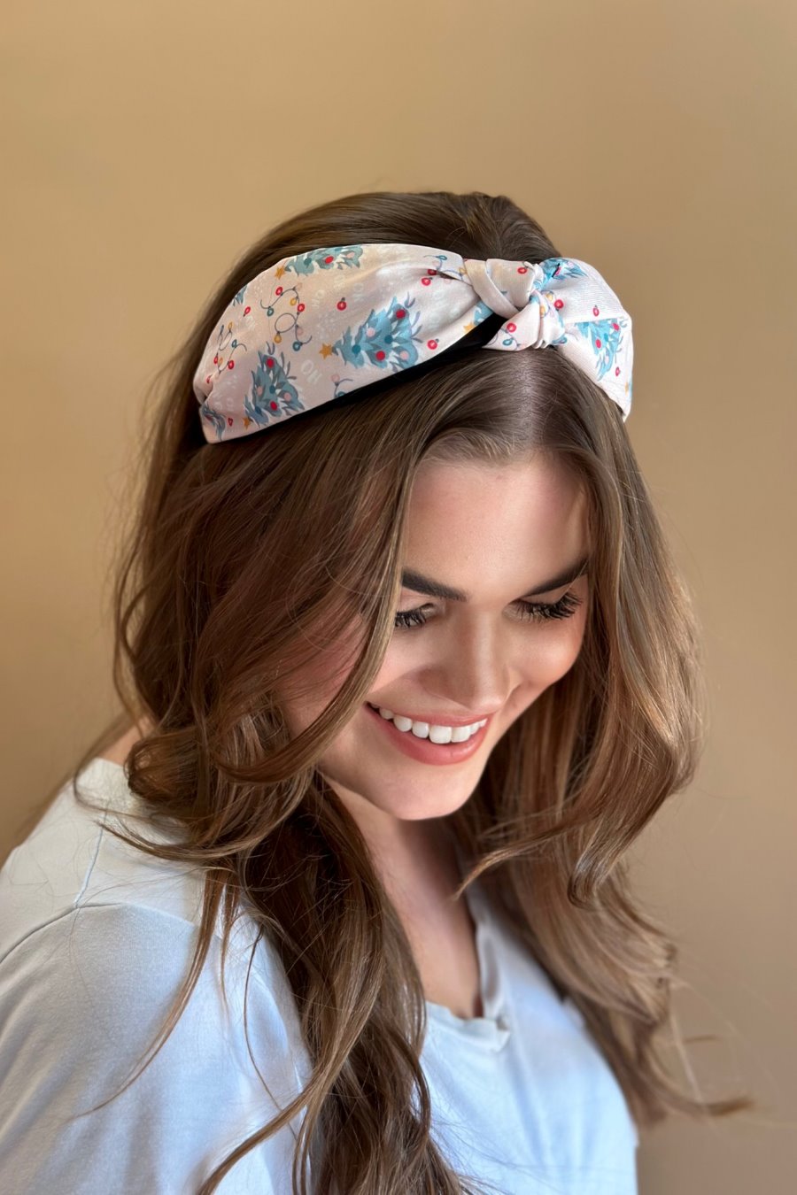 Neutral Christmas Headband | Jess Lea Boutique neutral-christmas-headband-jess-lea-boutique