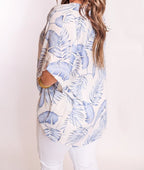 Nora Tropical V-Neck Poncho