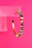 Paint The Town Hoop Earrings