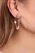 Paint The Town Hoop Earrings