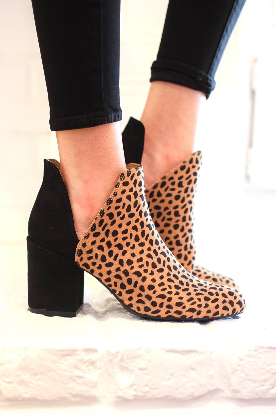 Party Animal Leopard Booties - Jess Lea Boutique