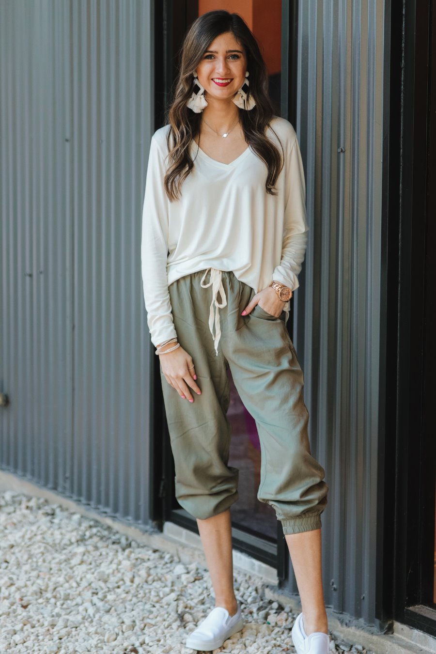 Places To Be Olive Joggers