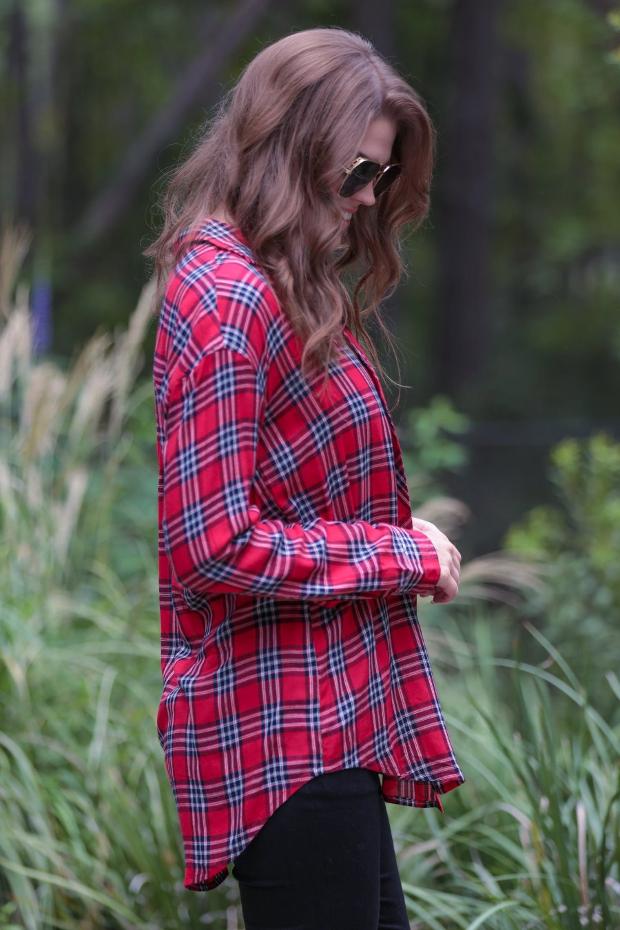 PREORDER-Aaron Plaid Button Up Top