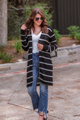 PREORDER-Amber Lightweight Striped Cardigan