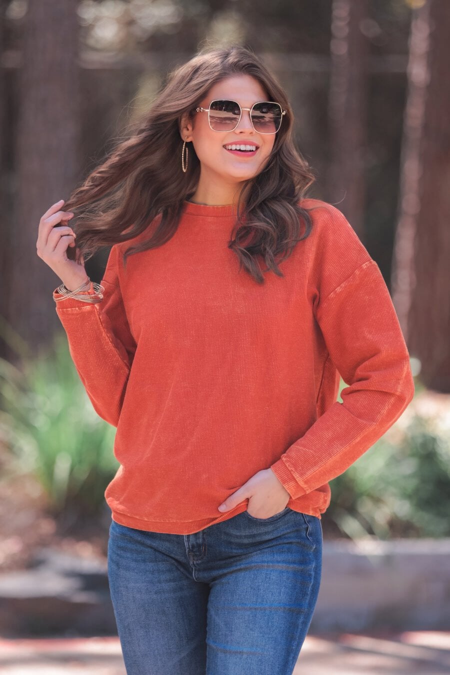 Andy Corded Vintage Pullover