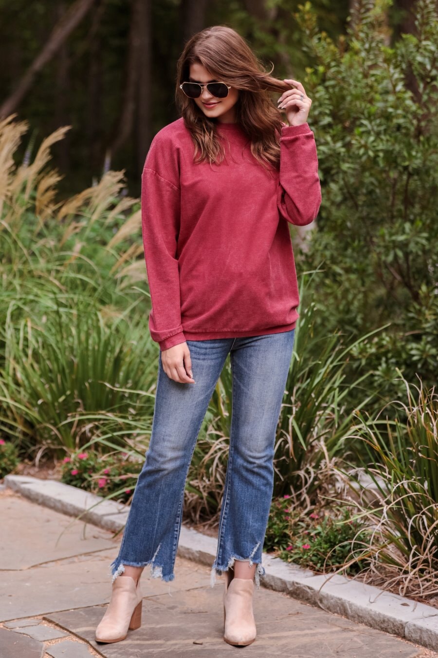 PREORDER-Andy Corded Vintage Pullover