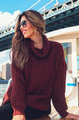 PREORDER-Cabin Fever Cowl Neck Sweater