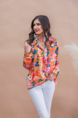 PREORDER-Cammie Floral Collared Top