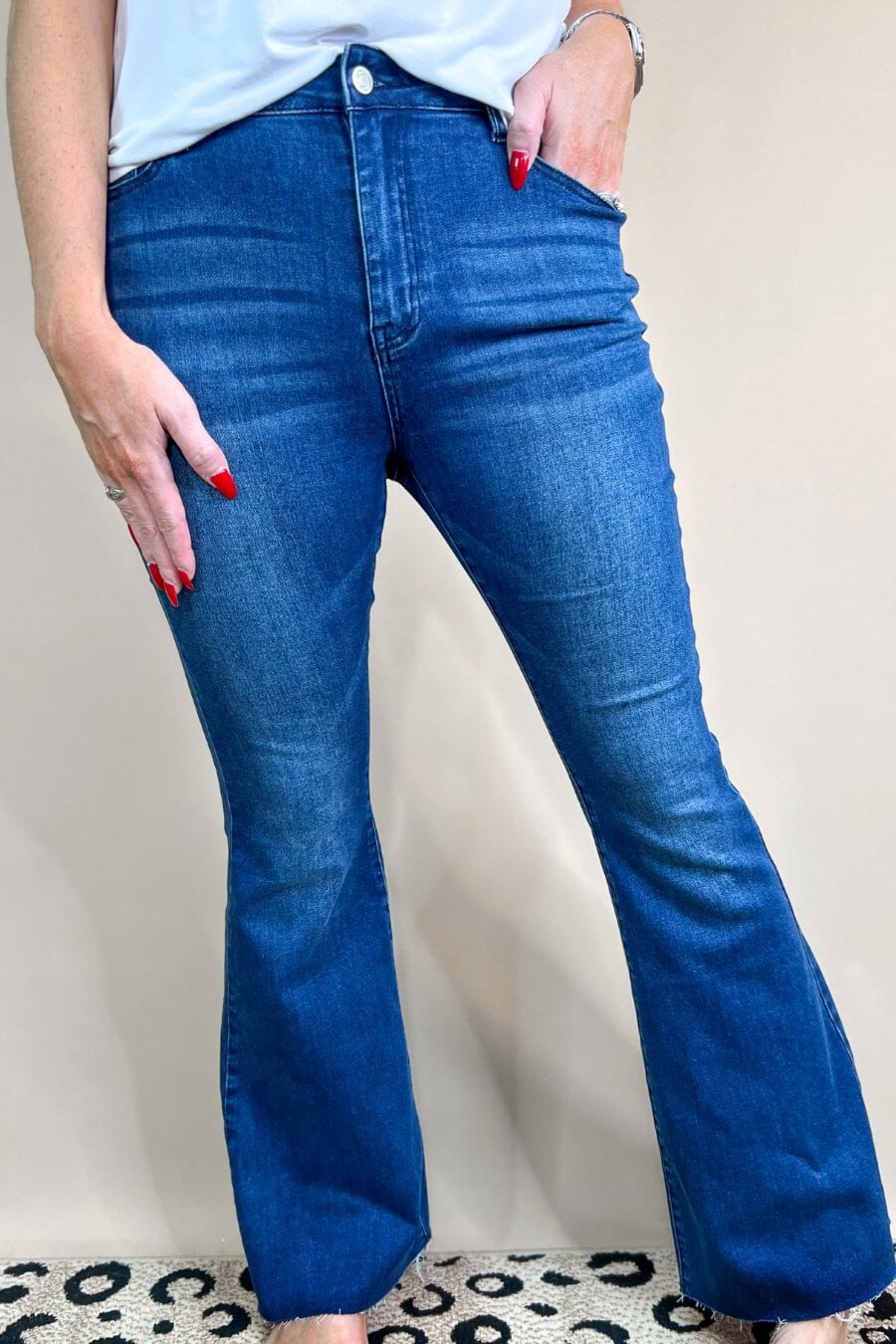 PREORDER-Chesney Mid Rise Flare Jeans