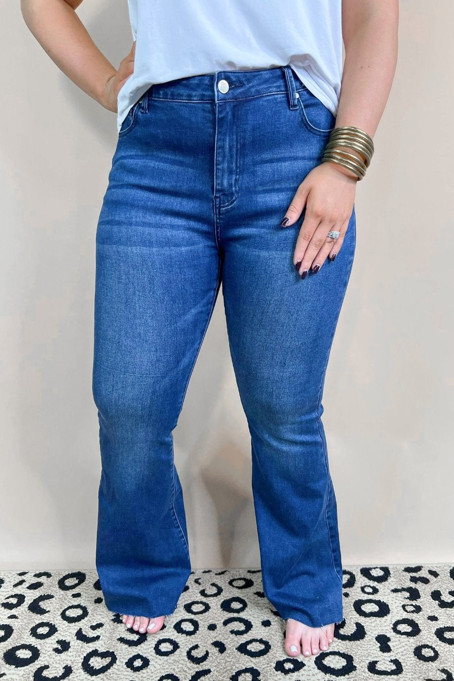 PREORDER-Chesney Mid Rise Flare Jeans