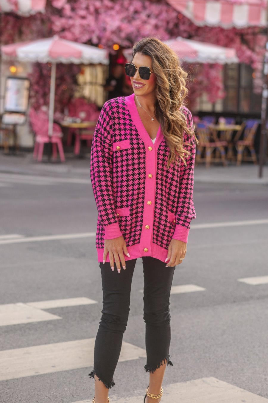 PREORDER-City of Love Houndstooth Jacket