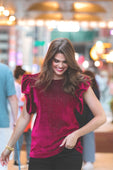 PREORDER-Classically Chic Velvet Top