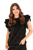 PREORDER-Classically Chic Velvet Top