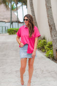 PREORDER-Danica Button Up Top