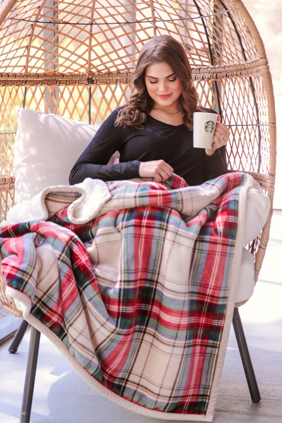 PREORDER-Dreaming Of Winter Plaid Blanket