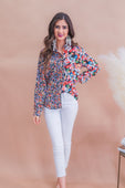 PREORDER-Gigi Floral Button Up Top