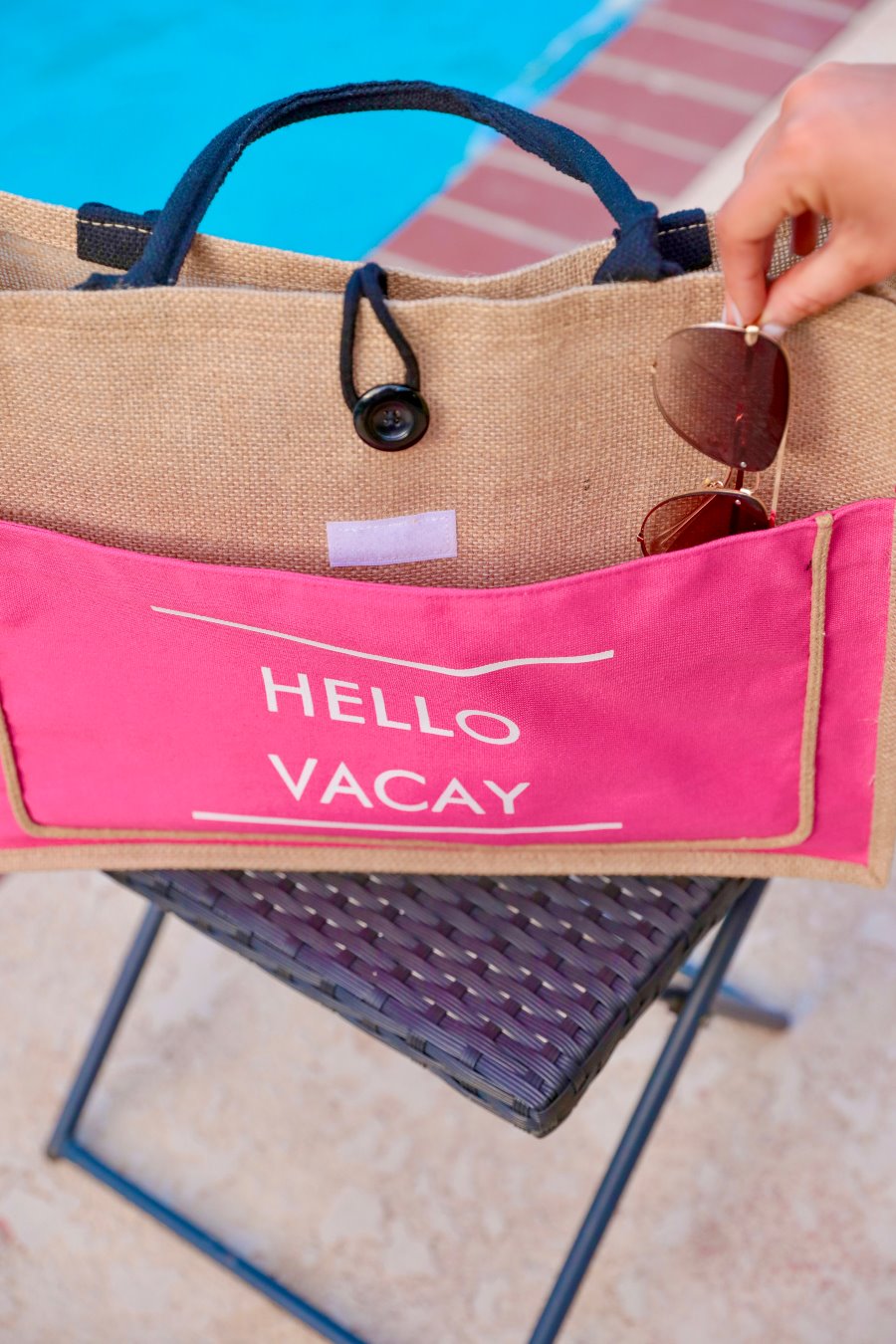 PREORDER-Hello Vacay Beach Bag