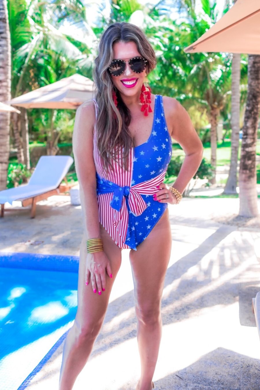 PREORDER-July Stars And Stripes Swimsuit