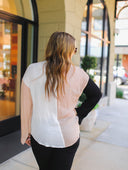 Kylan Color Block Pocket Top