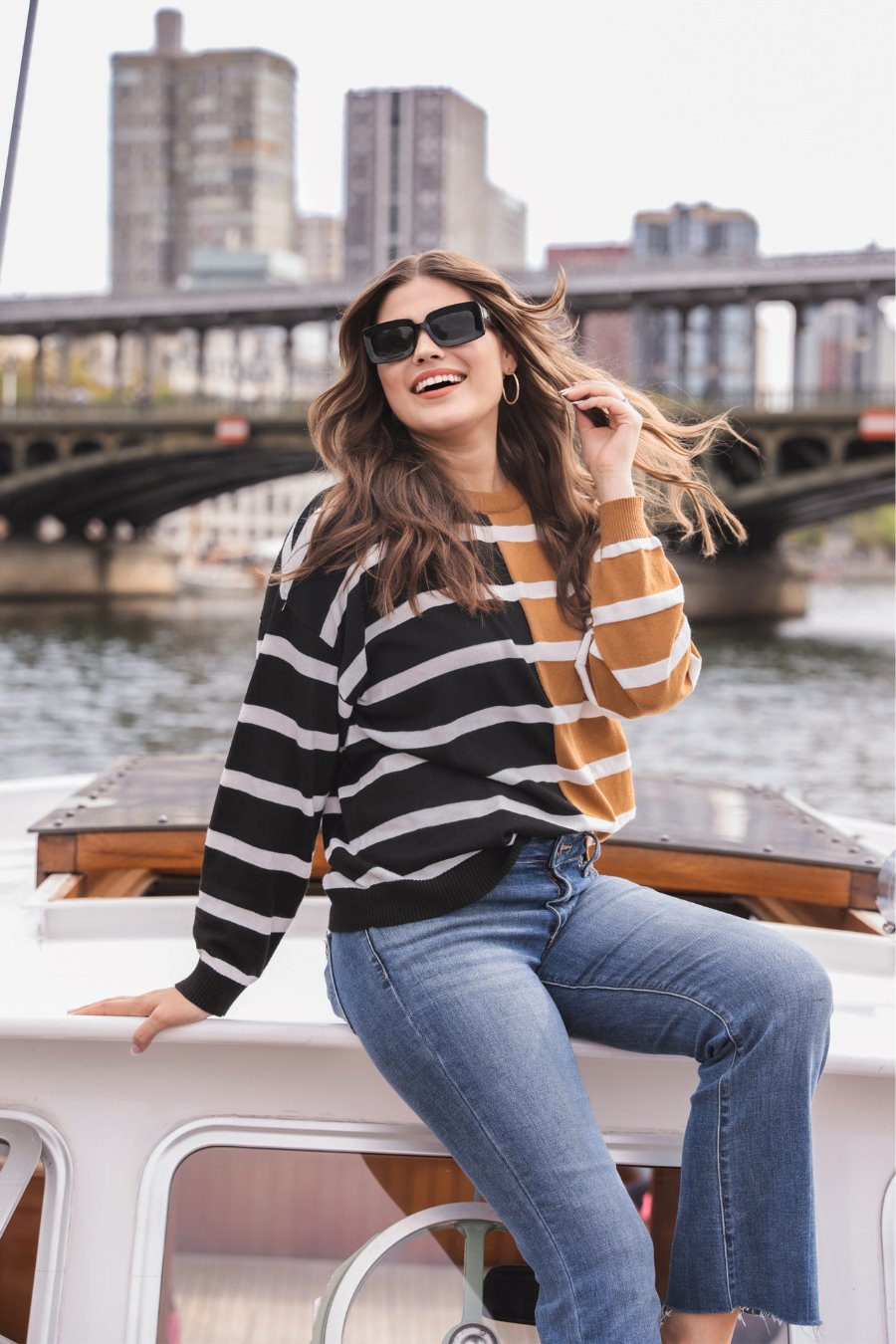 PREORDER-Mikki Striped Sweater