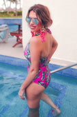 PREORDER-On Island Time Halter Swimsuit
