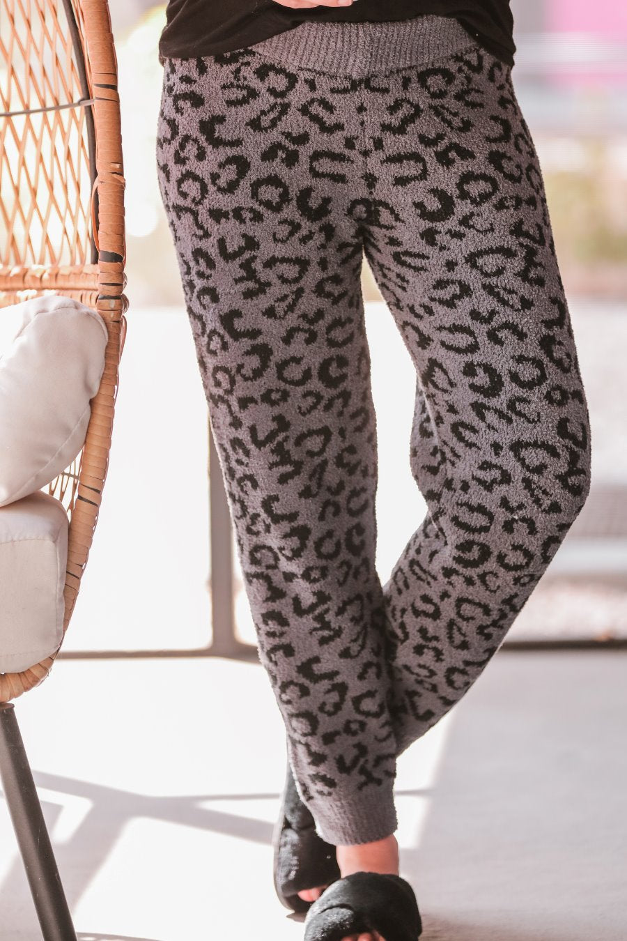 PREORDER-On The Lookout Leopard Joggers